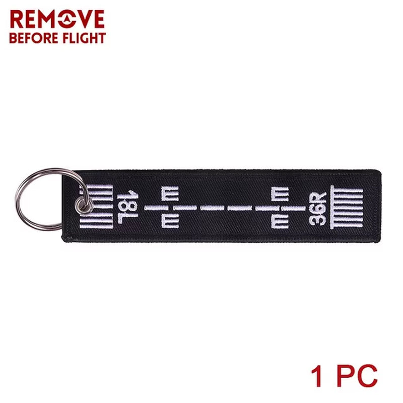 OEM Keychain Berloques Red Embroidery Highlight Key Fobs Chains Jewelry Aviation Gifts Chaveiro Masculino