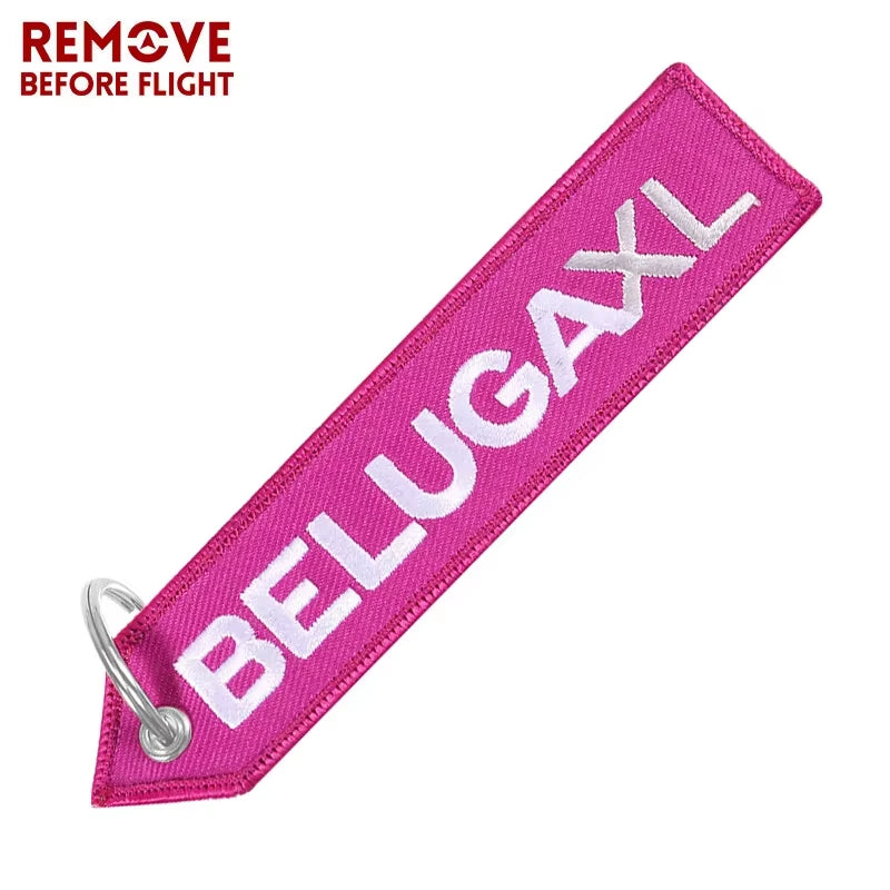 Aviation Keychain A320Neo Logo Both Sides Embroidery Car Keychain Accessories Backpack Suitcase Tags