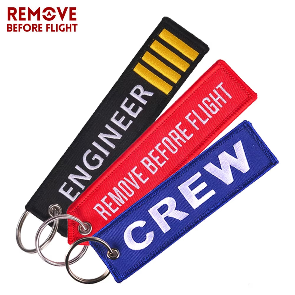 OEM Keychain Berloques Red Embroidery Highlight Key Fobs Chains Jewelry Aviation Gifts Chaveiro Masculino