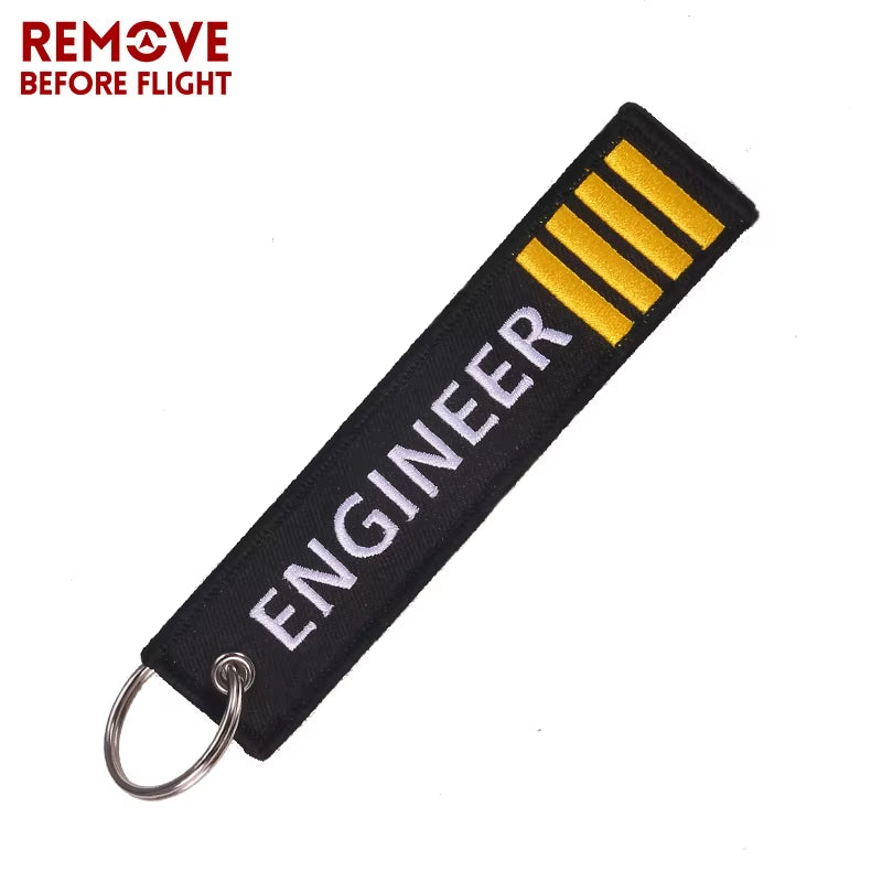 OEM Keychain Berloques Red Embroidery Highlight Key Fobs Chains Jewelry Aviation Gifts Chaveiro Masculino